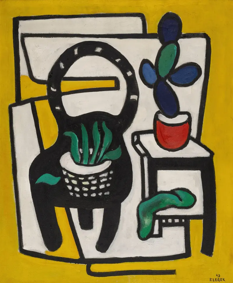 La Chaise noire av Fernand Léger