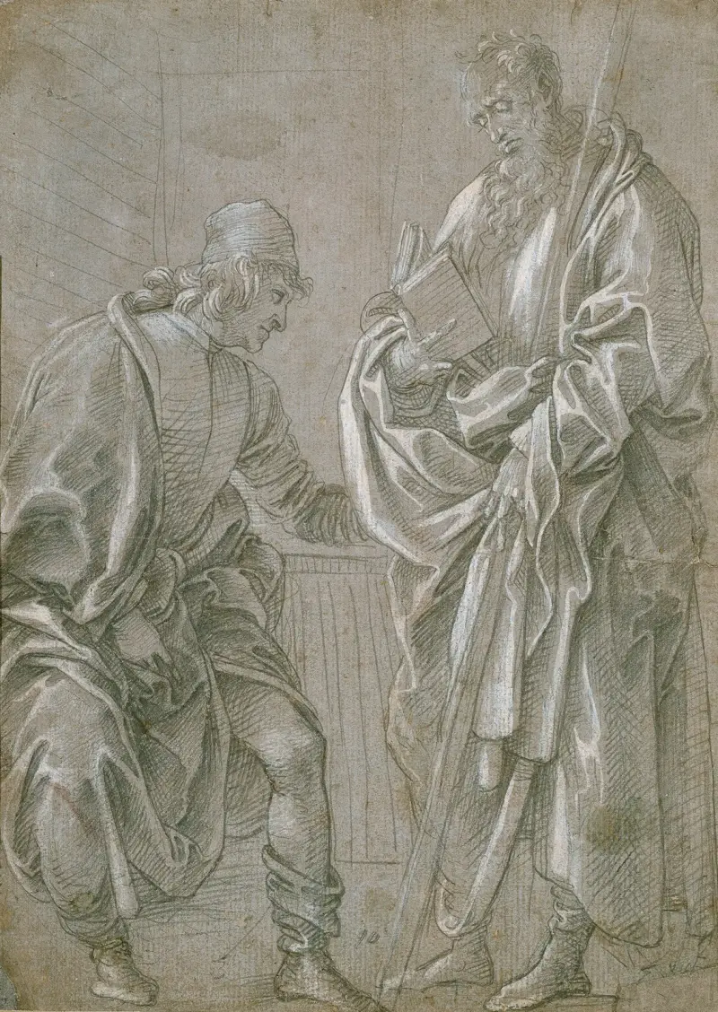 Apostel och yngling av Filippino Lippi