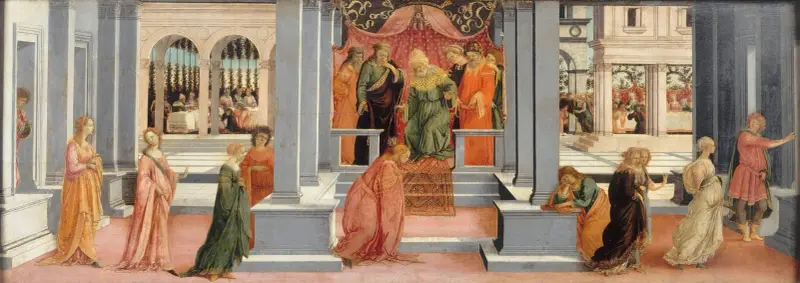Ester utvald av Ahasveros av Filippino Lippi