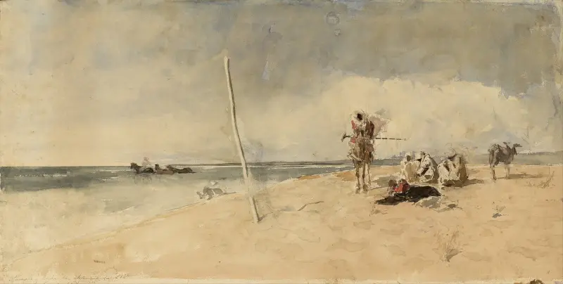 Afrikanischer Strand von Mariano Fortuny Marsal
