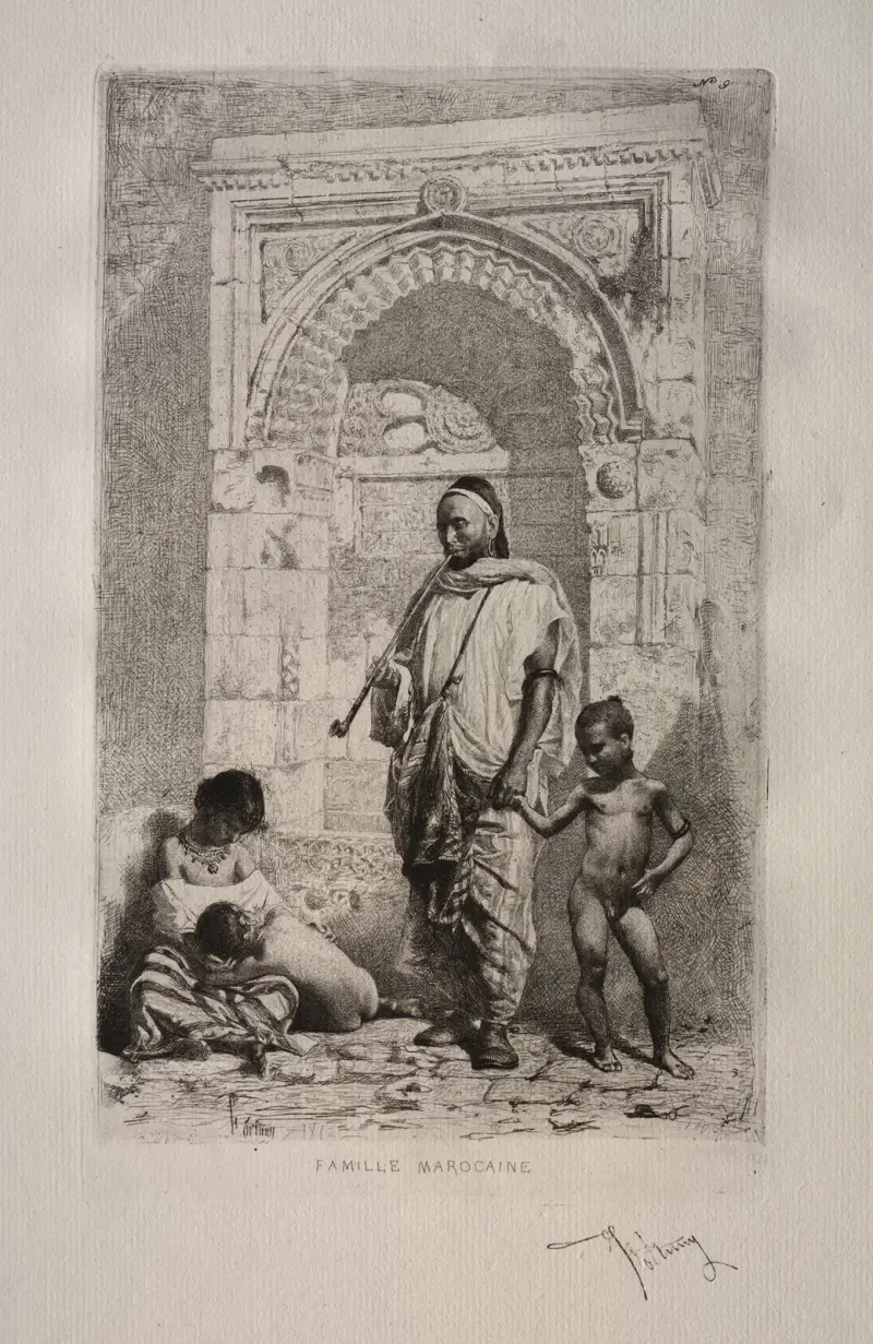Marokkanische Familie von Mariano Fortuny Marsal