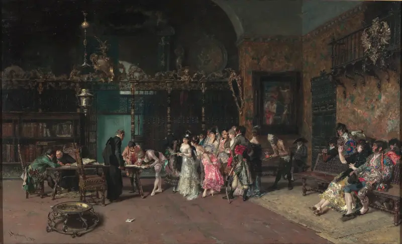 Die spanische Hochzeit von Mariano Fortuny Marsal