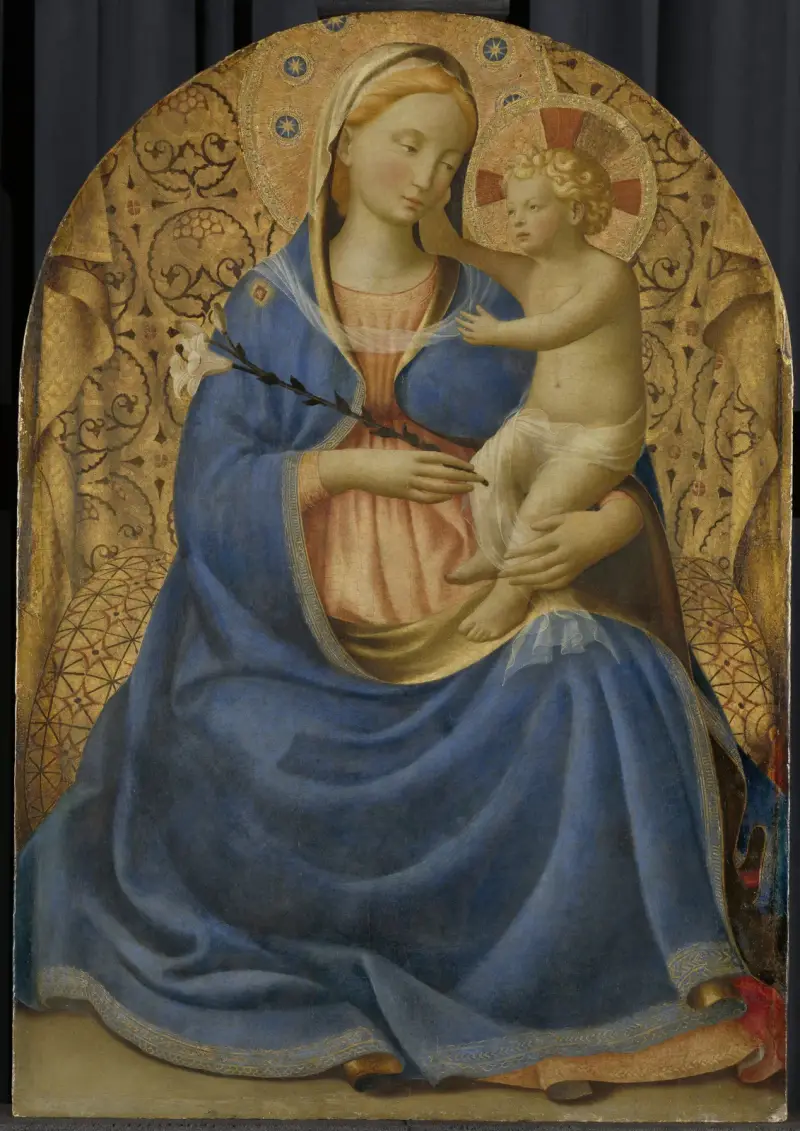 Madonnan i ödmjukhet av Fra Angelico