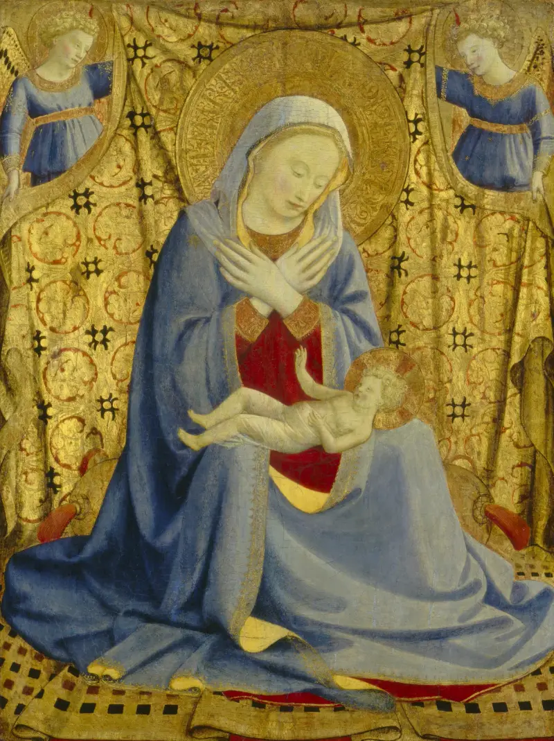 The Madonna of Humility av Fra Angelico