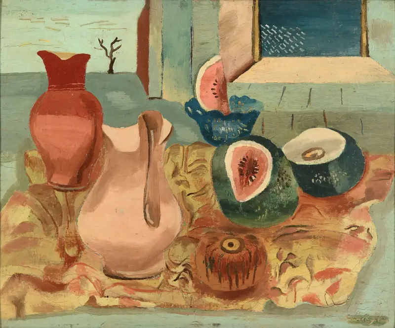 Pokrojone melony, Frances Hodgkins