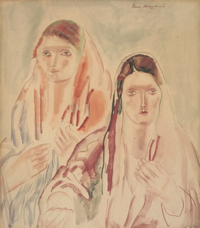Lancashire mill girls av Frances Hodgkins