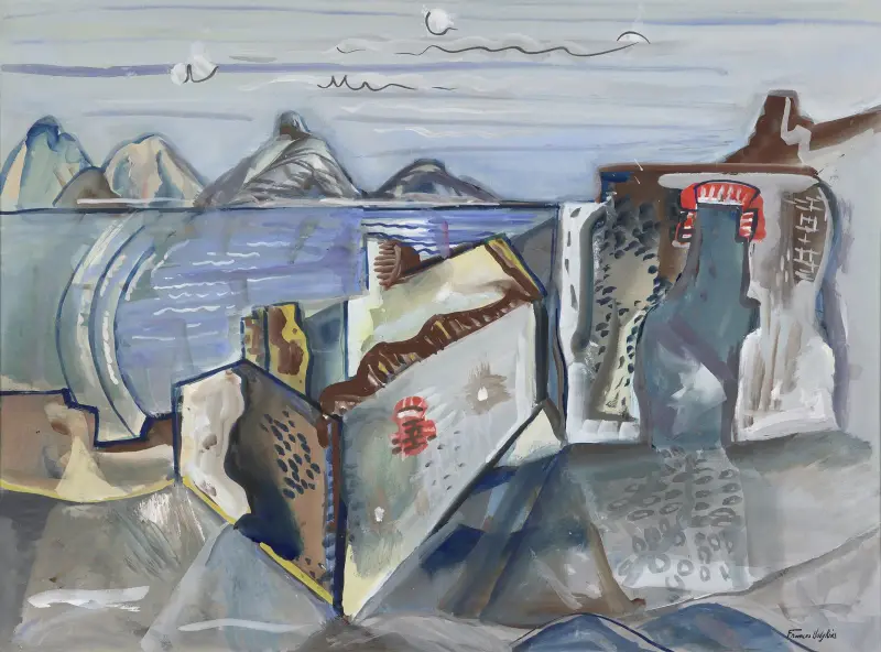 Ruiny, Frances Hodgkins
