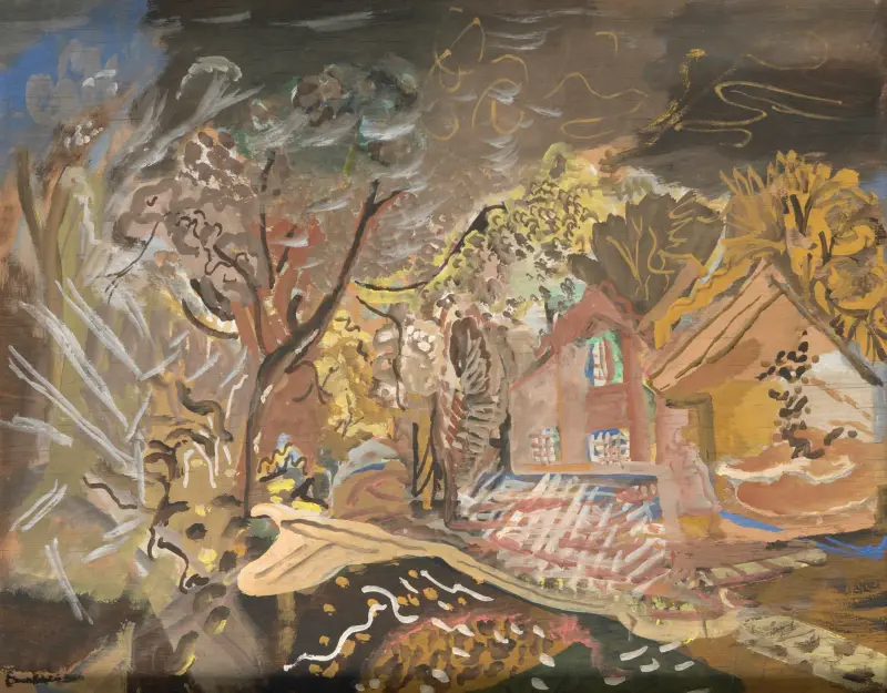 Torparstugan, Bradford on Tone, Taunton, Somerset av Frances Hodgkins