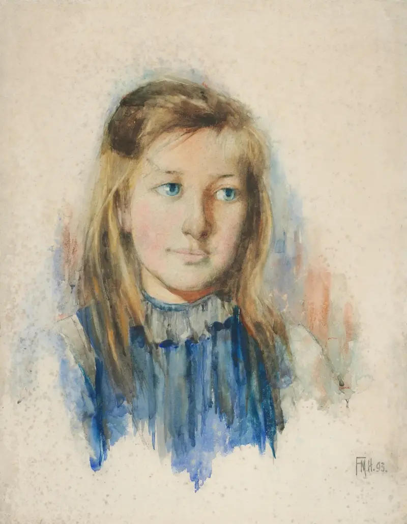 Flickan med linhår av Frances Hodgkins