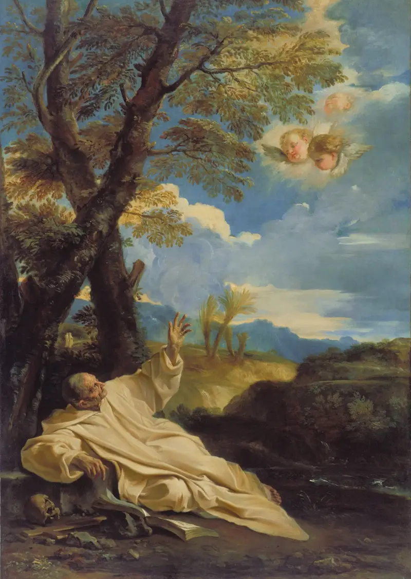 Den helige Brunos syn av Pier Francesco Mola