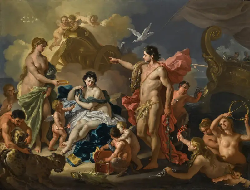 Bacchus und Ariadne von Francesco Solimena