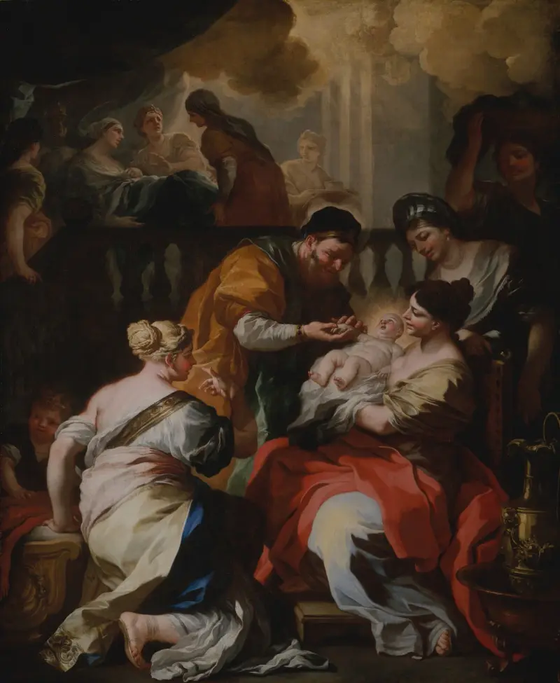 Jungfru Marias födelse av Francesco Solimena