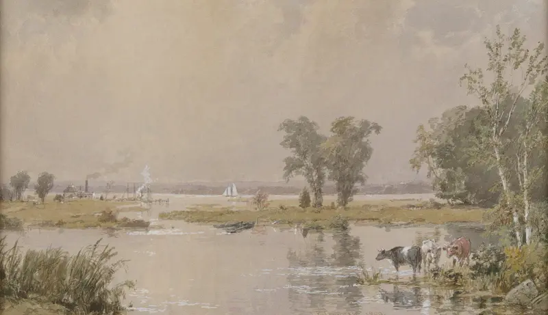 Hackensack Meadows von Jasper Francis Cropsey