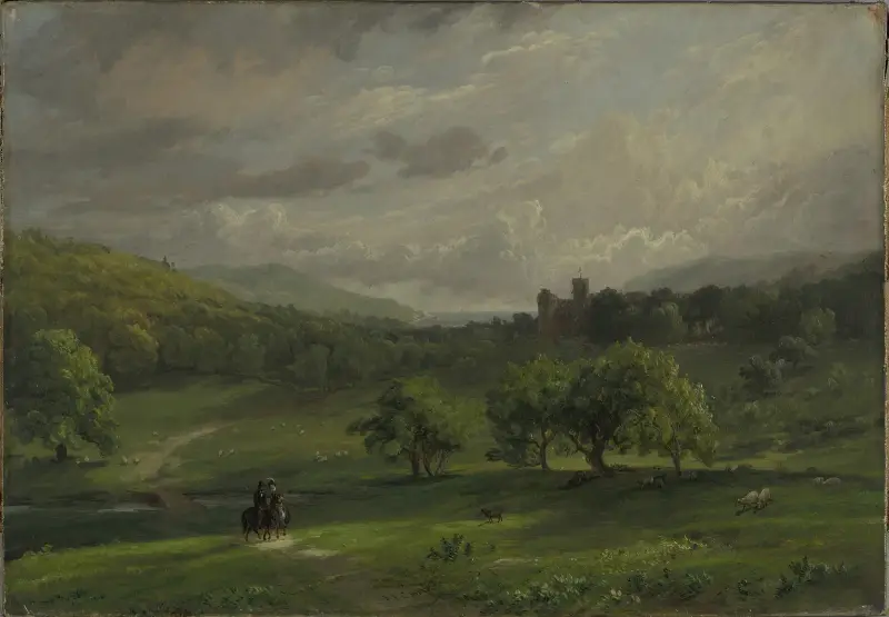 Schloss Lulworth von Jasper Francis Cropsey