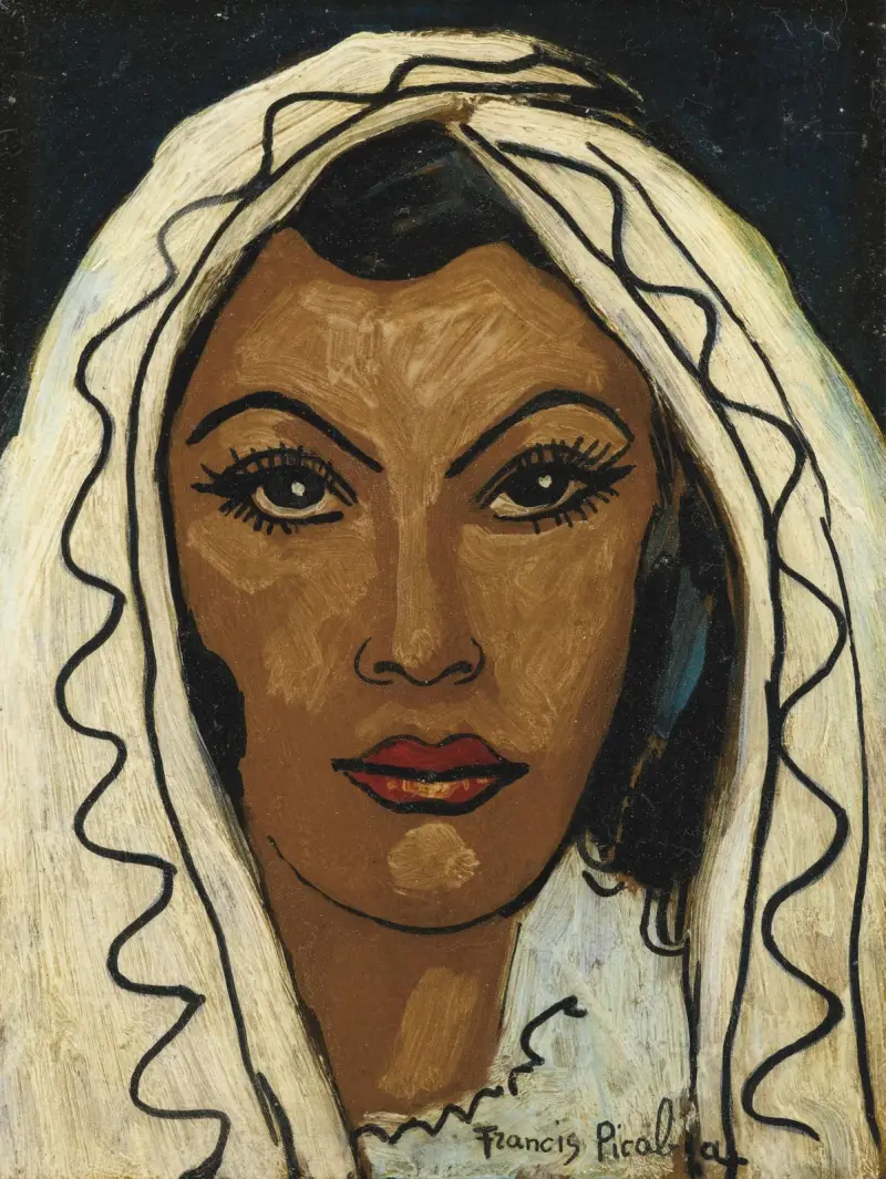 Bez názvu (ženská tvář) – Nr. 1, Francis Picabia