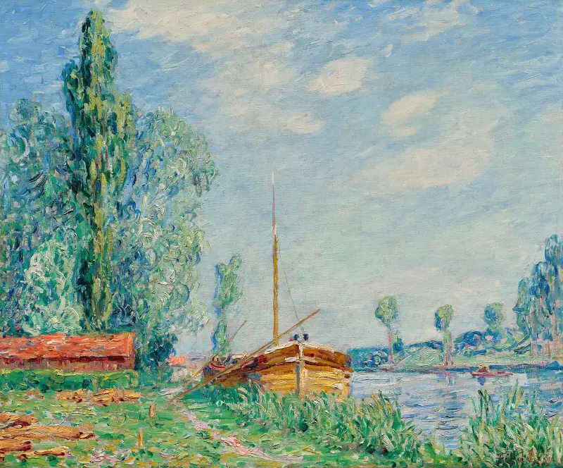 Ohne Titel (Die Loing bei Nemours), 1908 von Francis Picabia