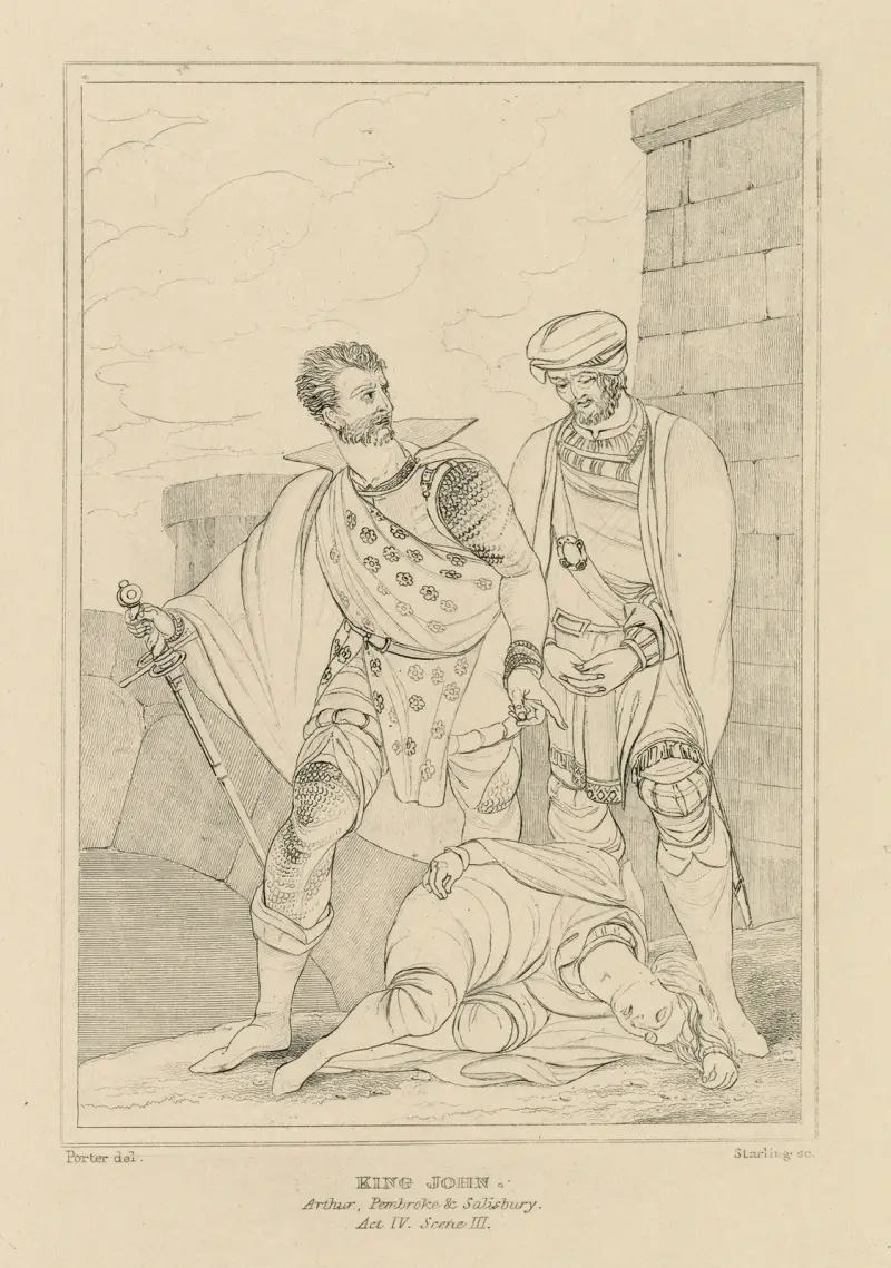 King John, act 4, scene 3, Arthur, Pembroke, Salisbury & c av William Francis Starling