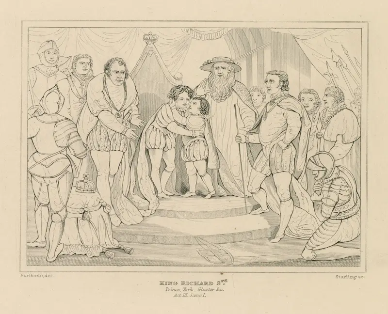 King Richard 3rd, Prince, York, Gloster &c., act III, scene 1 av William Francis Starling