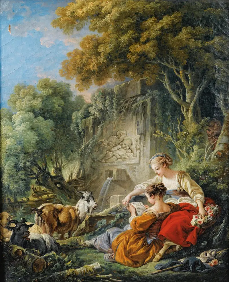 Das Lesen des Briefes von François Boucher