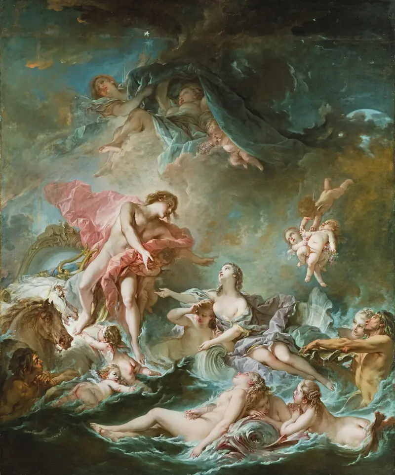 The Setting of the Sun av François Boucher