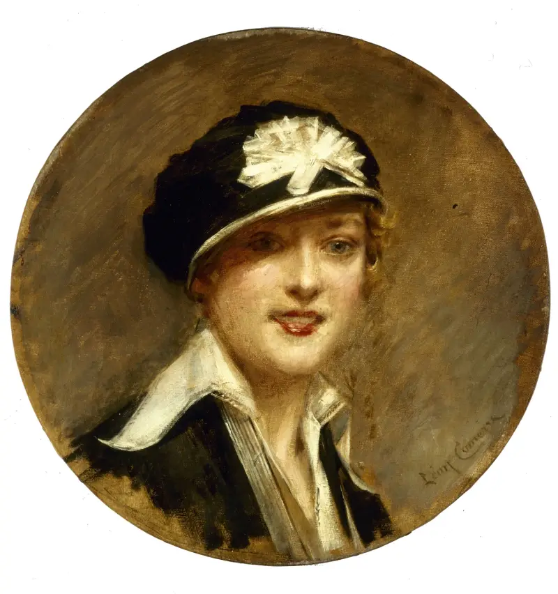 La casquette de Poiret av Léon François Comerre