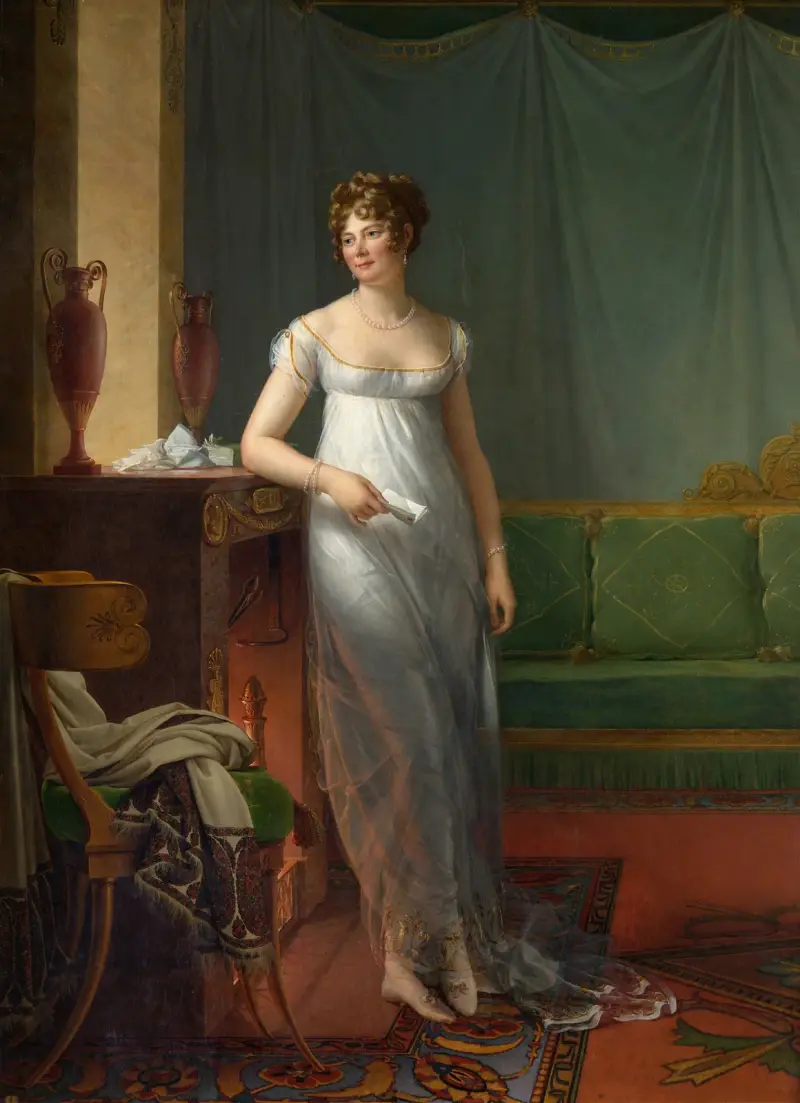 Madame Charles Maurice de Talleyrand Périgord av François Gérard