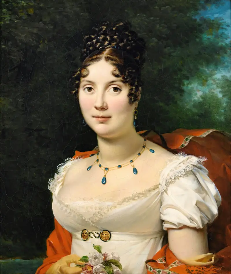 Porträtt av en ung dam av François Gérard