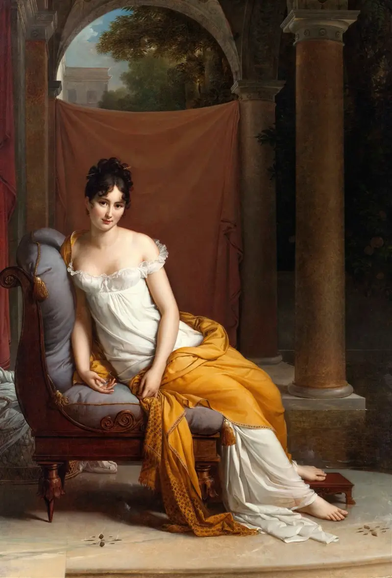 Porträt der Juliette Récamier, geborene Bernard von François Gérard