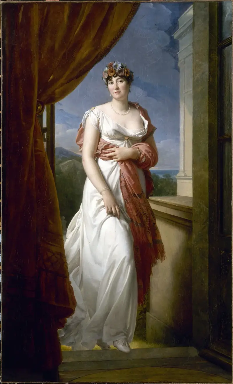 Porträtt av Thérésia Cabarrus (1773–1835), fru Tallien, sedan prinsessa av Caraman-Chimay av François Gérard