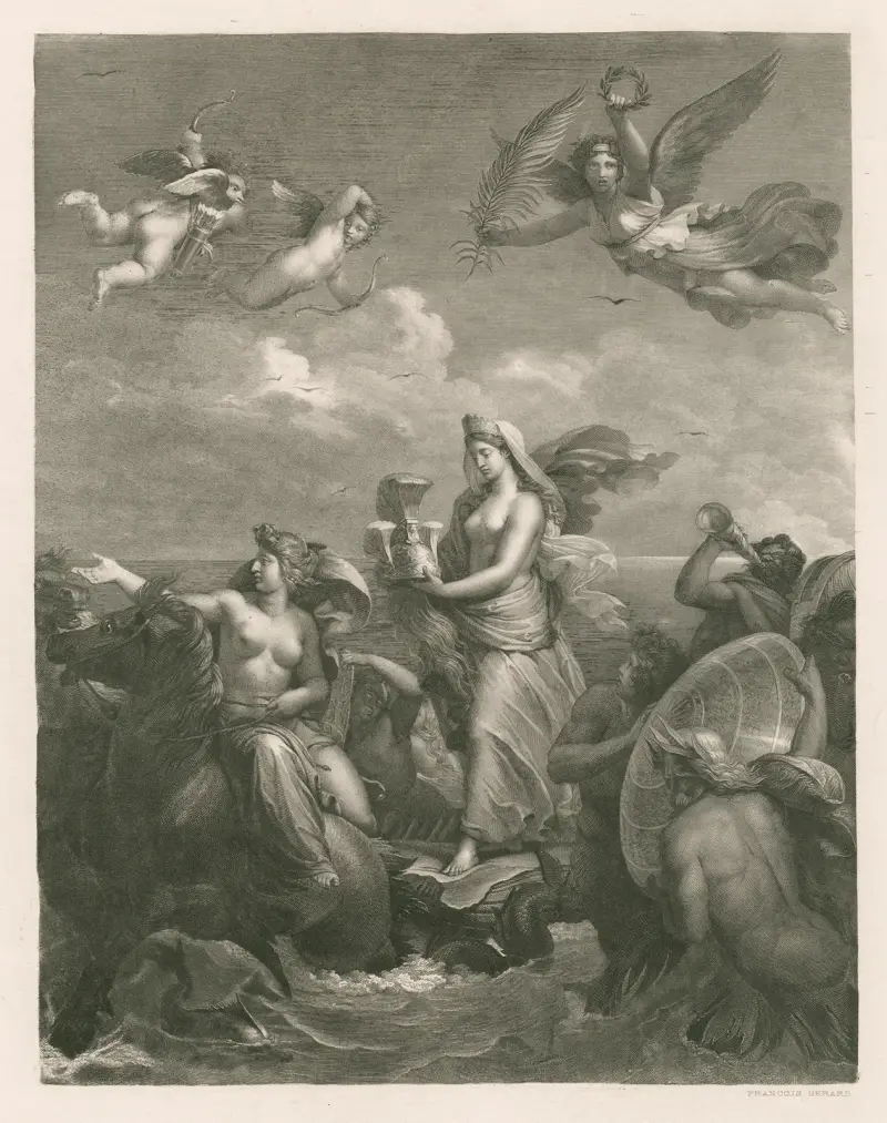 Thetis bärande Akilles vapen av François Gérard