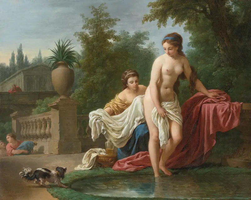 David and Bathsheba av Louis-Jean-François Lagrenée