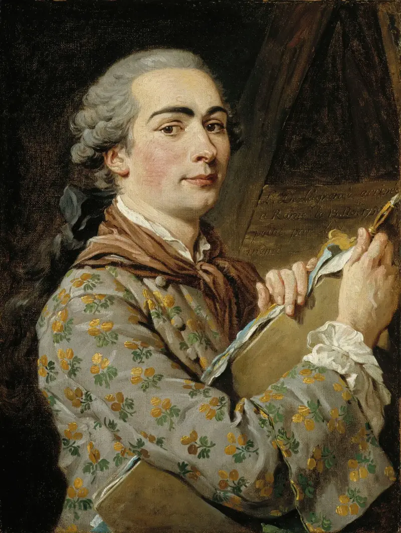 Autoportrét, Louis-Jean-François Lagrenée