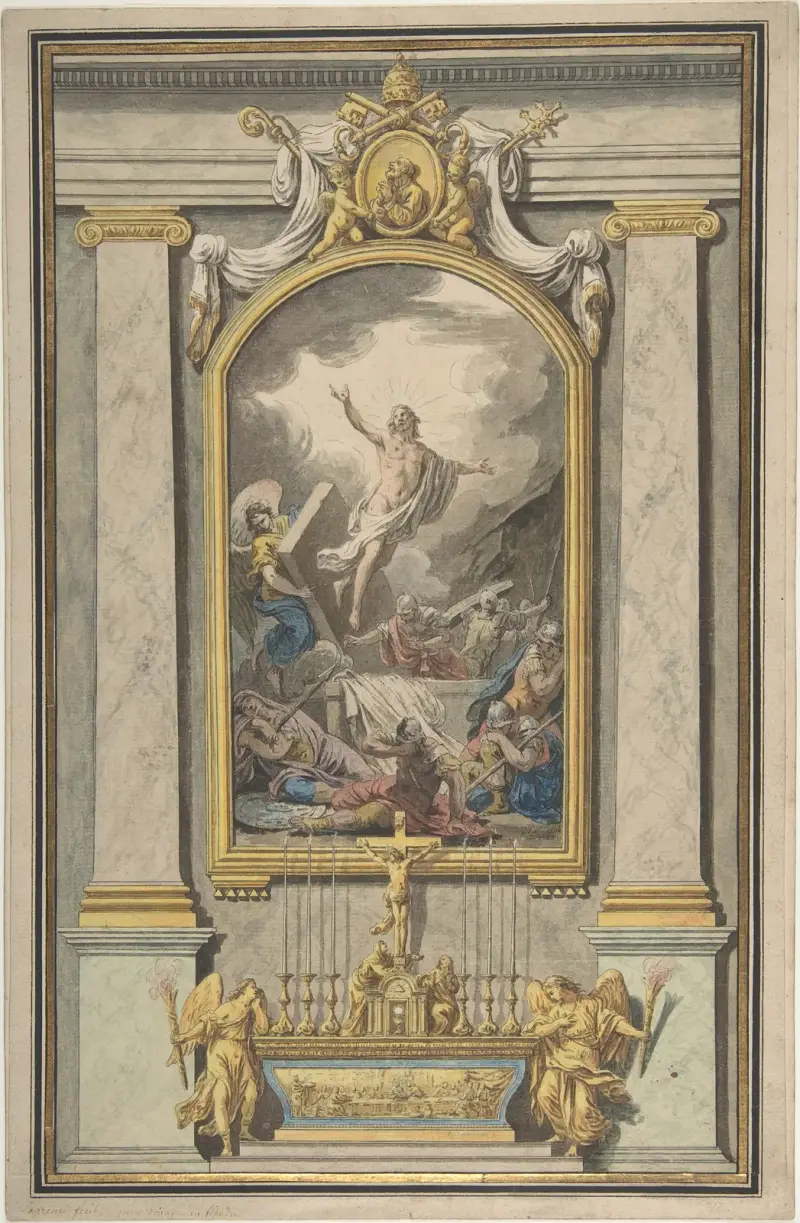 The Resurrection av Louis-Jean-François Lagrenée