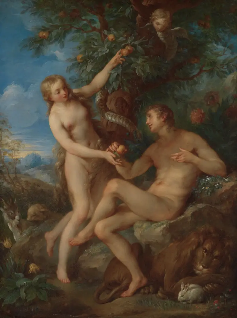 Adam a Eva, François Lemoyne