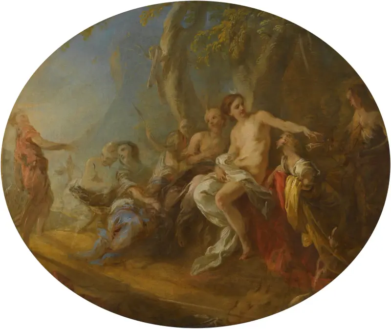 Diana a Aktaión, François Lemoyne