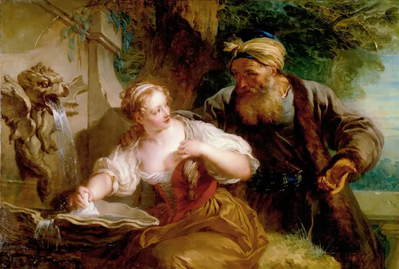 Der Liebesantrag von François Lemoyne