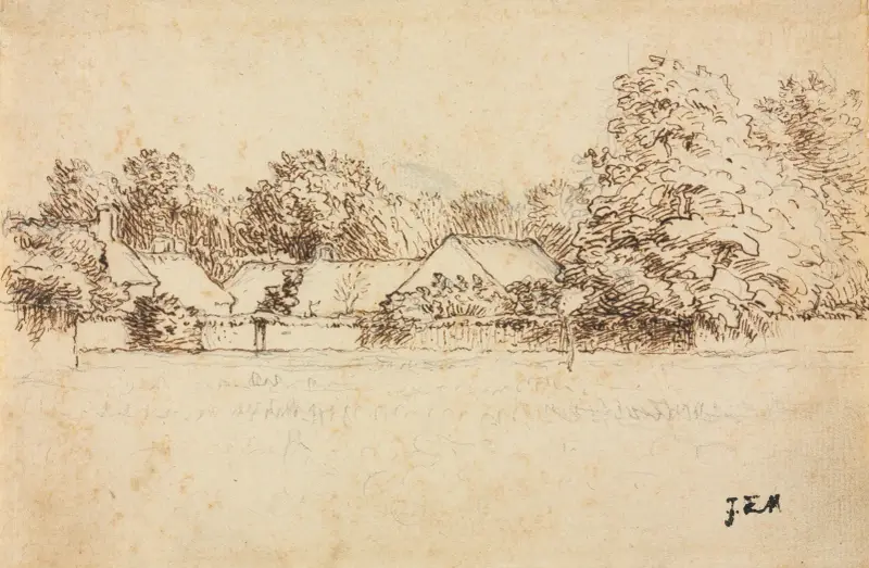 Häuser von Jean-François Millet