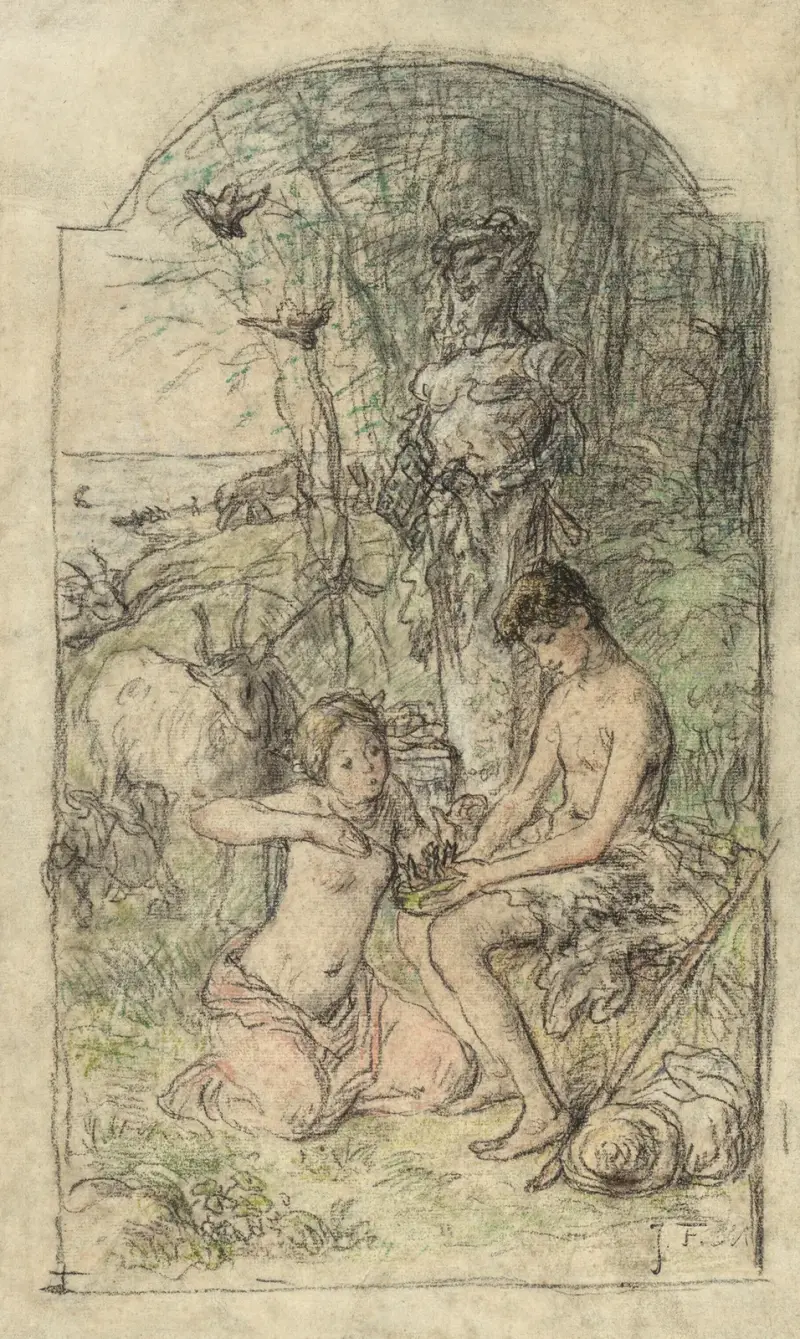 Dafnis i Chloe (Wiosna), Jean-François Millet