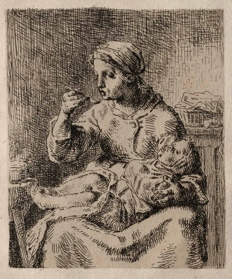La Bouillée von Jean-François Millet