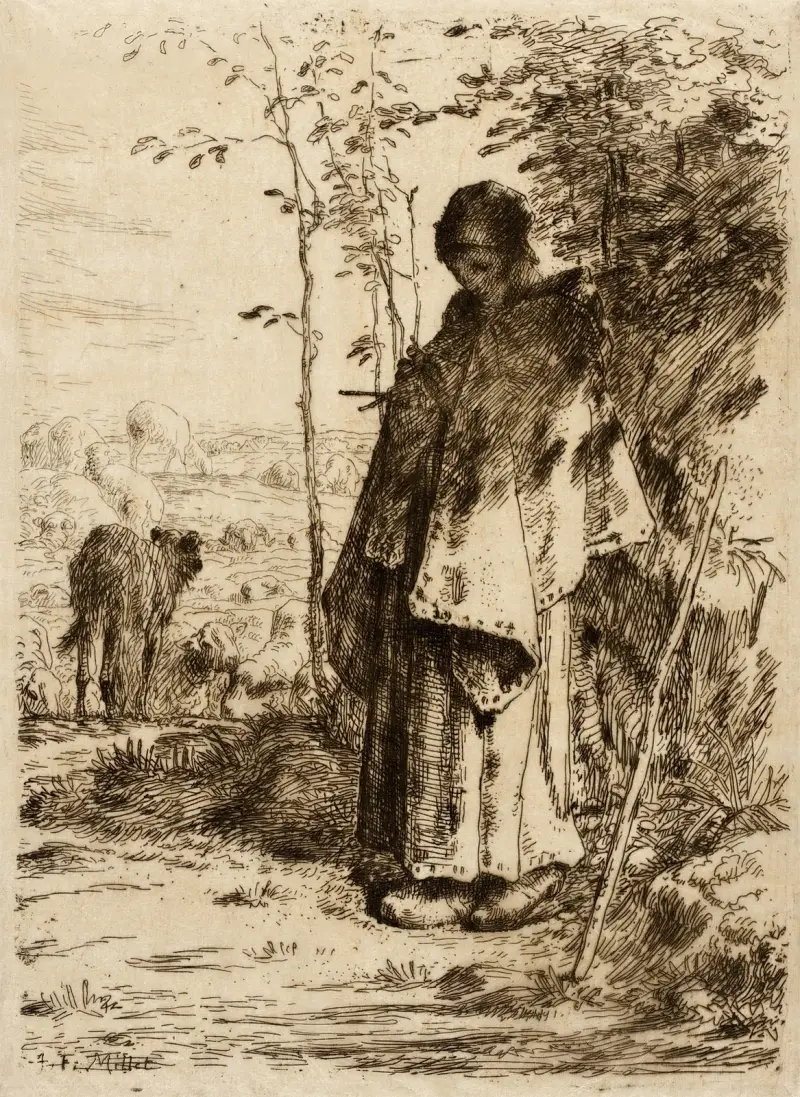 La Grande Bergère av Jean-François Millet