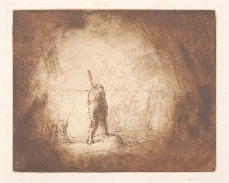 Sběračky mořských řas, Jean-François Millet