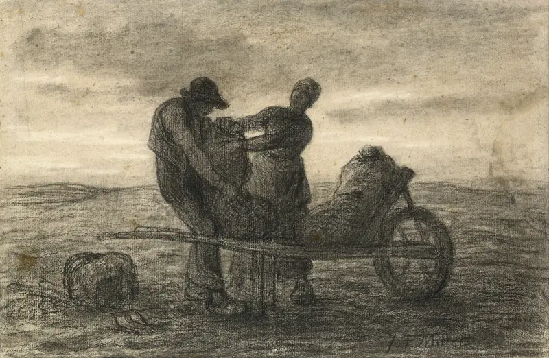 Die Kartoffelernte von Jean-François Millet