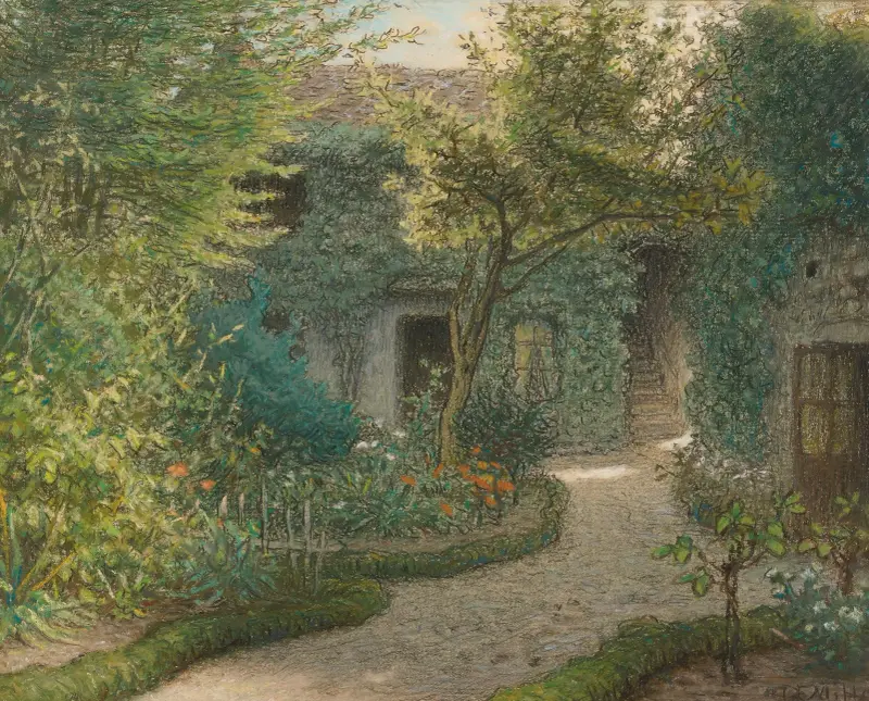 Théodore Rousseaus hus i Barbizon av Jean-François Millet