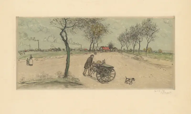 Le rémouleur av Jean François Raffaëlli