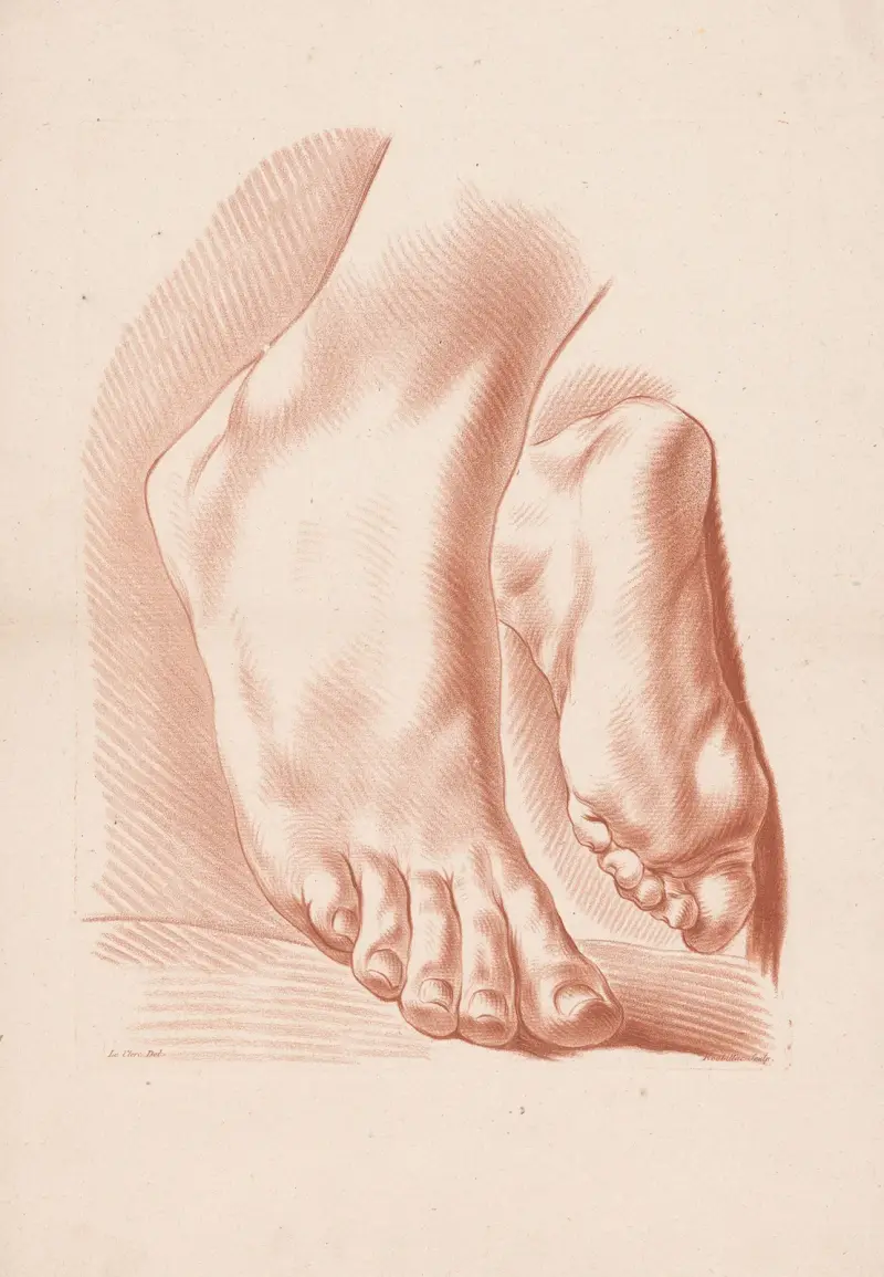 Dvě nohy, 1749 – Nr. 1, Louis-François Roubiliac