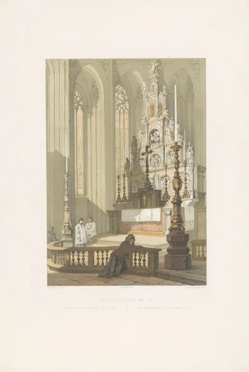 Högaltaret i kyrkan Notre-Dame i Hal av François Stroobant