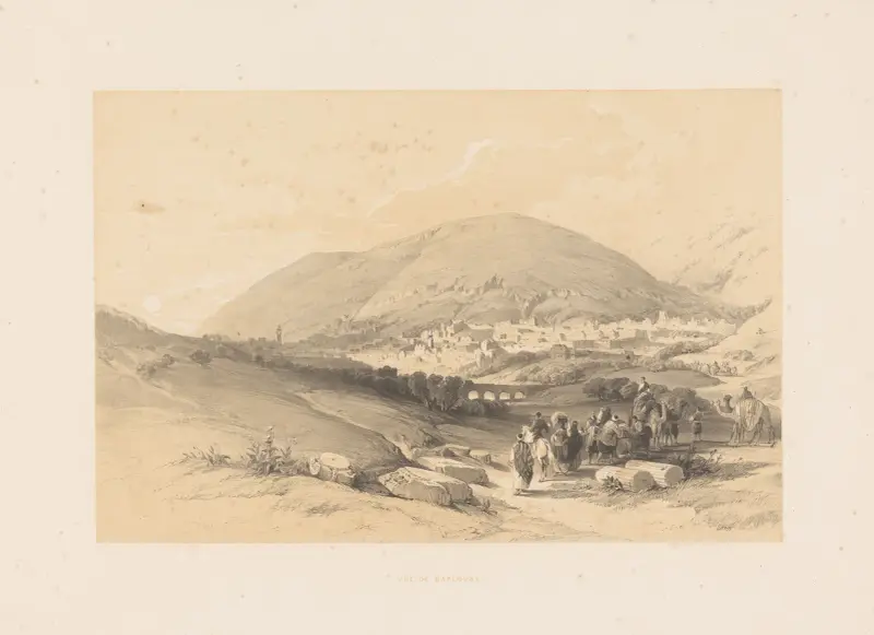 Vue de Naplouse av François Stroobant