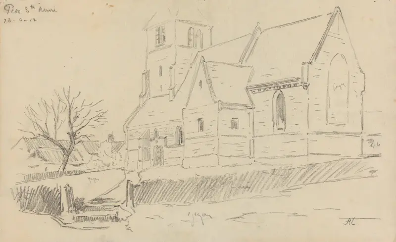 Pede-Sainte-Anne (église du village) av Jean-François Taelemans