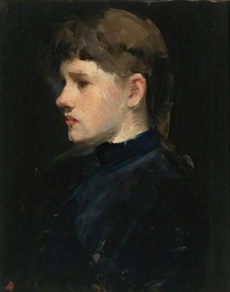 Porträtt av en dam av Frank Duveneck
