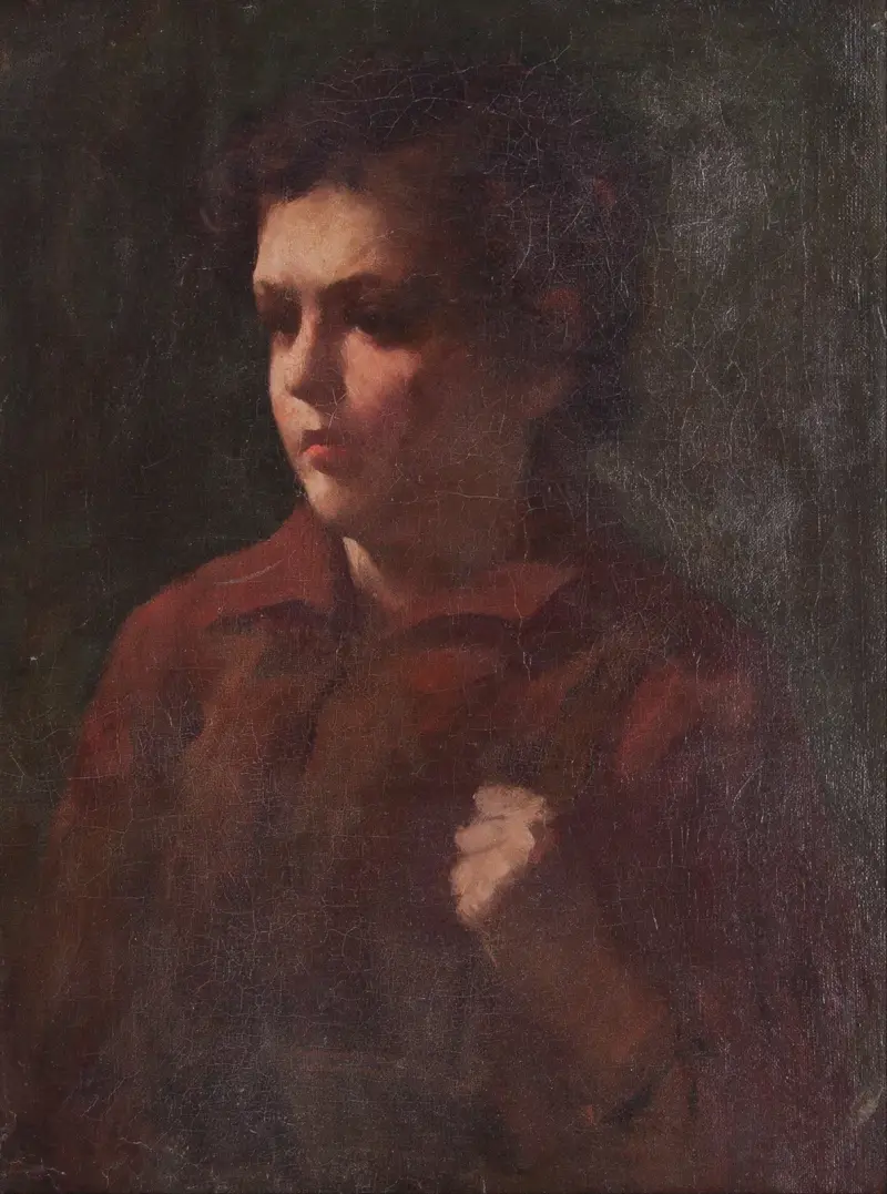 Studie školního chlapce, Frank Duveneck